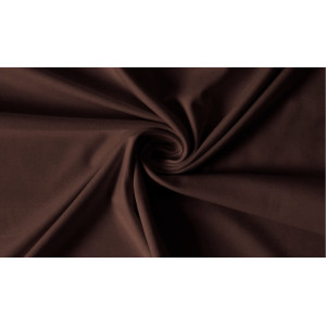 10cm Stretchjersey uni SCHOKOBRAUN  (Grundpreis € 12,00/m)